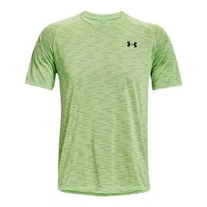 New Under Armour Men's Green Striped Tshirt - Size S NWT